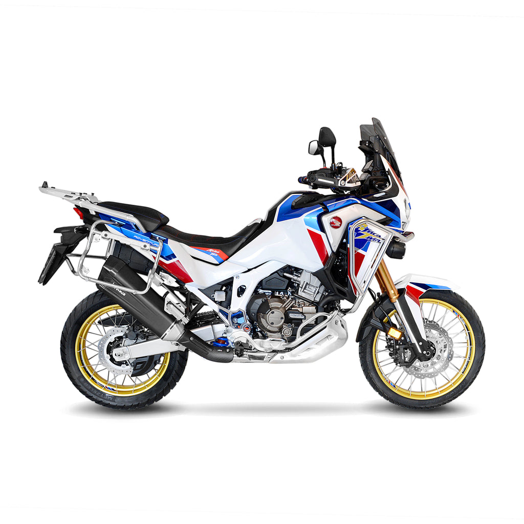 15302B ESCAPE SBK LV-12 HONDA CRF 1100L INOX PRETO -
