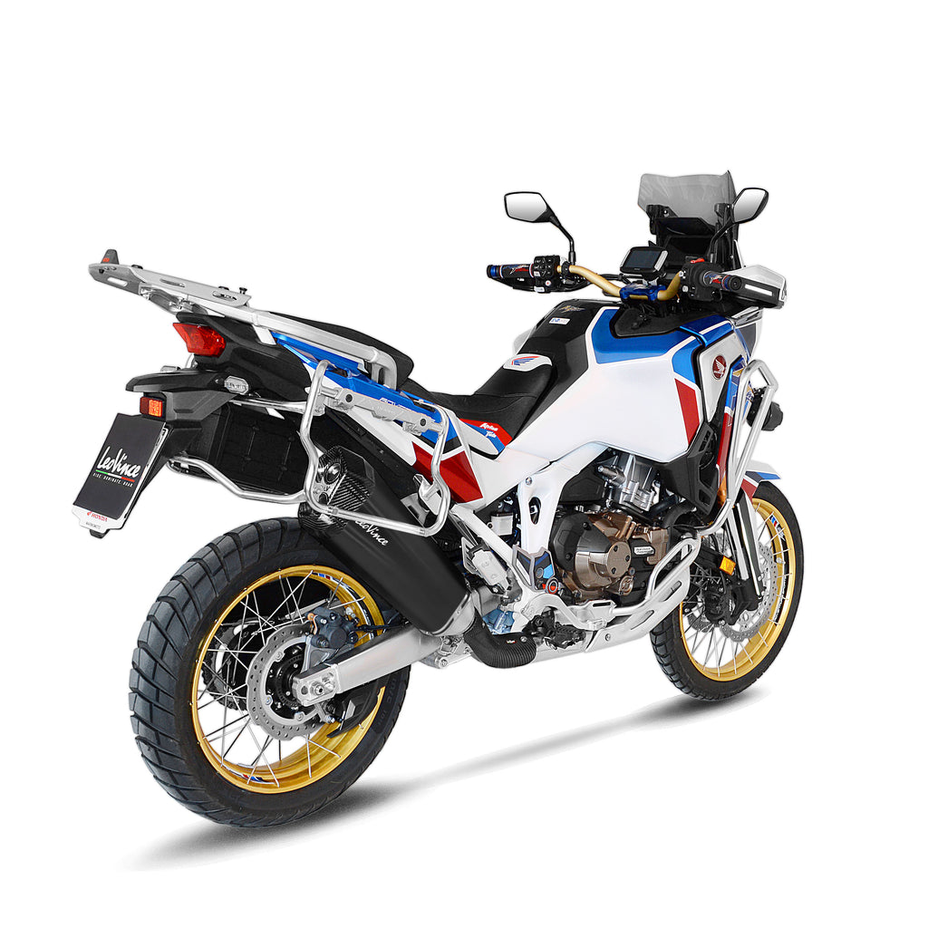 15302B ESCAPE SBK LV-12 HONDA CRF 1100L INOX PRETO -
