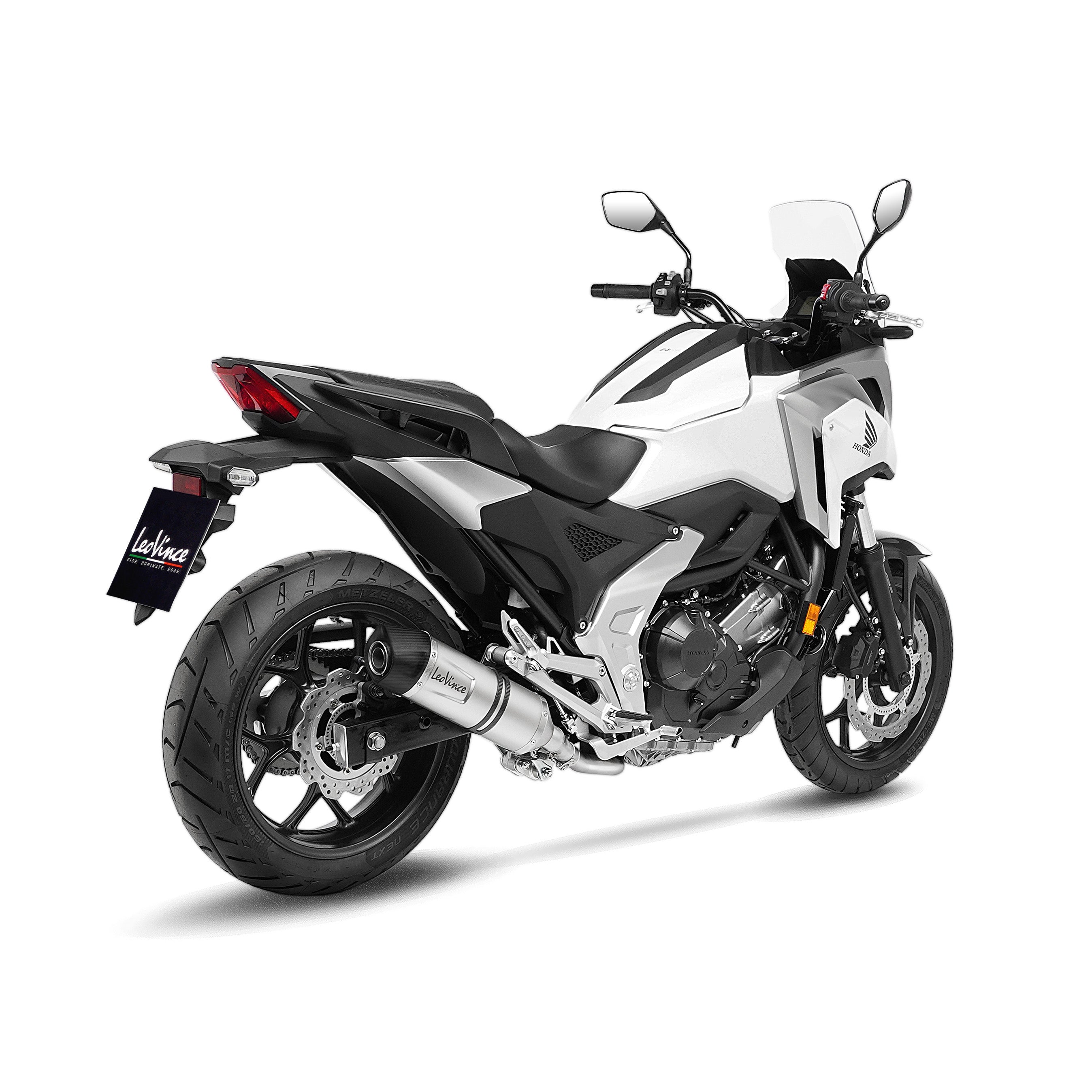 14387E ESCAPE SBK LV ONE EVO HONDA NC750X 21 INOX