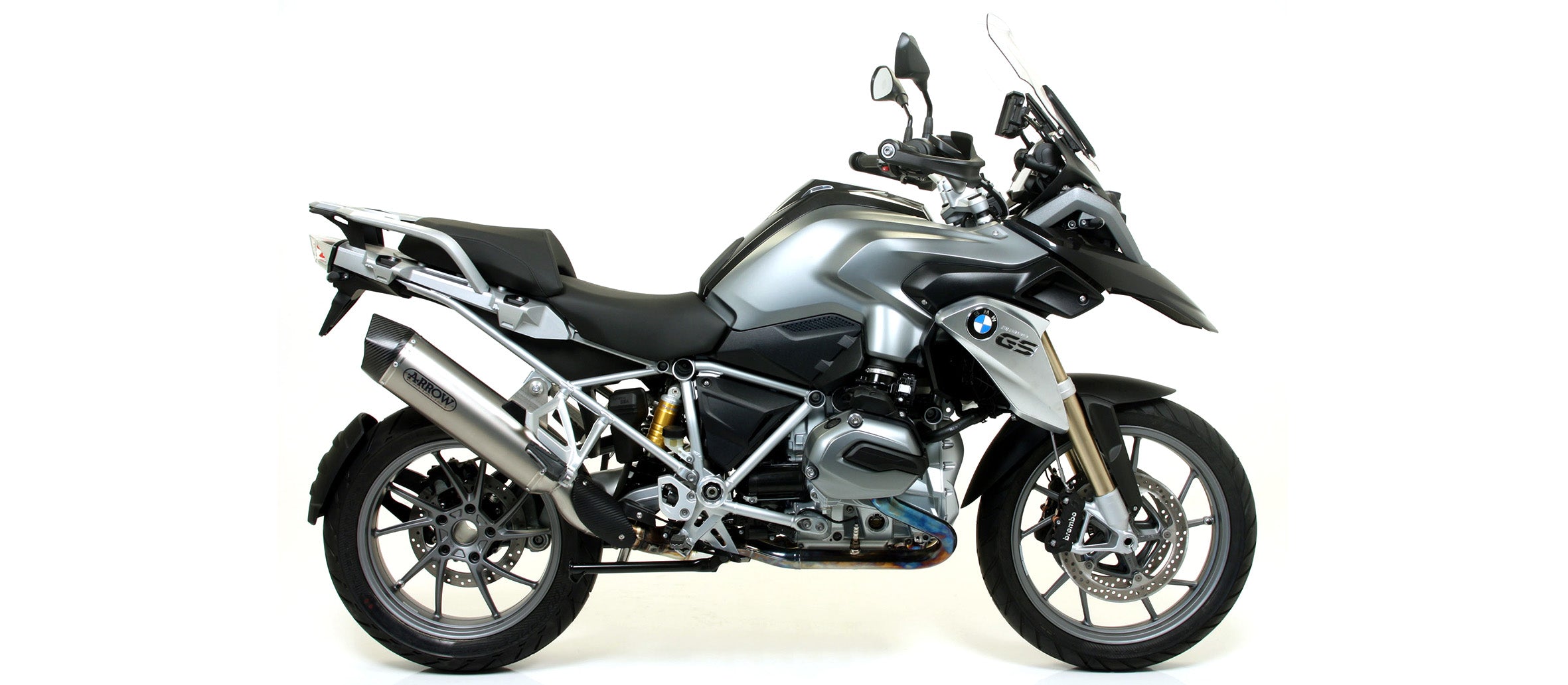 71805AKN SILENCIOSO ARROW BMW R 1200 GS 13/18 ALUMINIO PRT