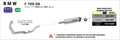 72617AKN ESCAPE ARROW RACE-TECH SILENCER BMW F700 GS 12/16 -