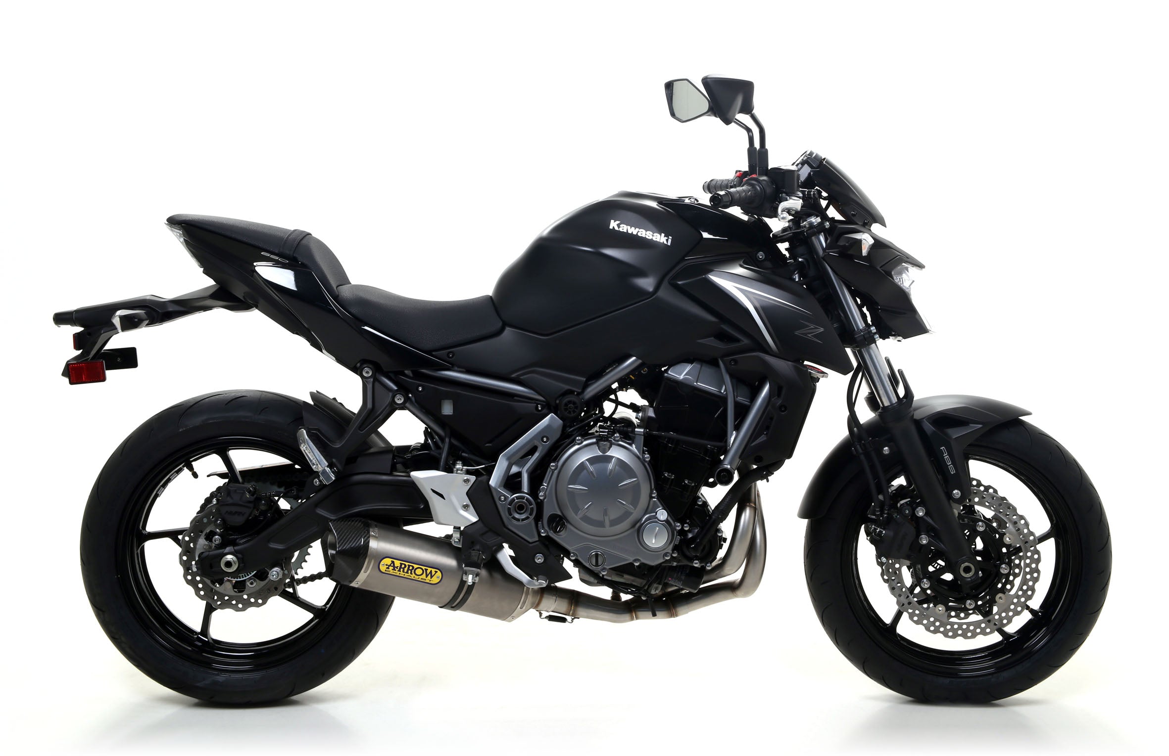 71854AKN SILENCIOSO ARROW RACE TECH DARK KAWASAKI Z650 17/20 ALUMINIO PRT