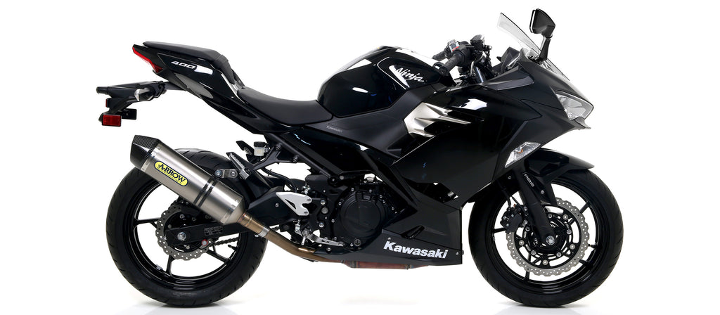 71874AKN SILENCIOSO ARROW RTECH DARK KAWASAKI NINJA 400 18/20 ALUMINIO PRT