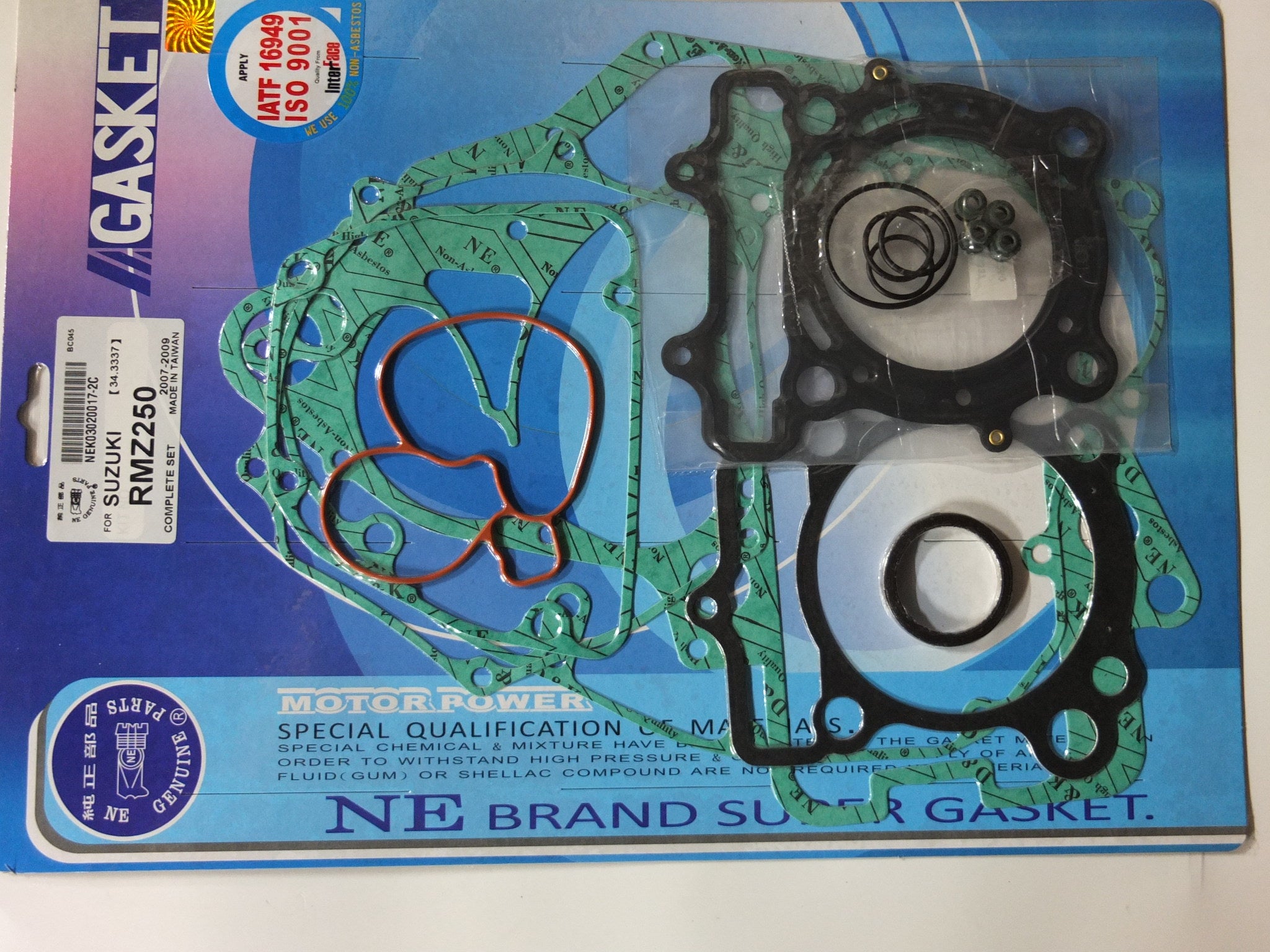 JOGO JUNTAS TW RMZ250 07/09 COMPLETO (16 PCS)