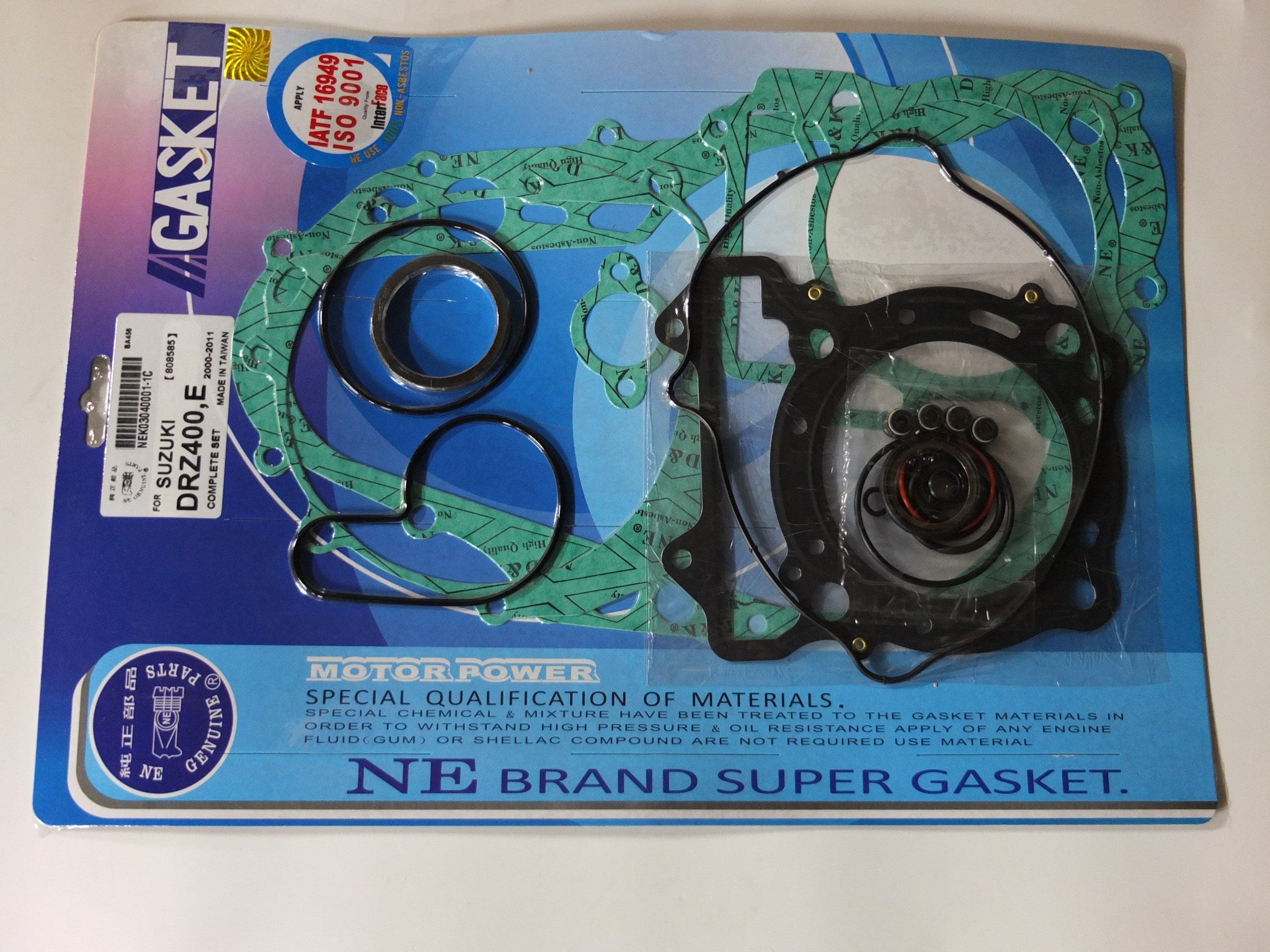 JOGO JUNTAS TW DR400 E,S,ES,SM 00/11/KLX400-03 COMPLETO (25PCS)