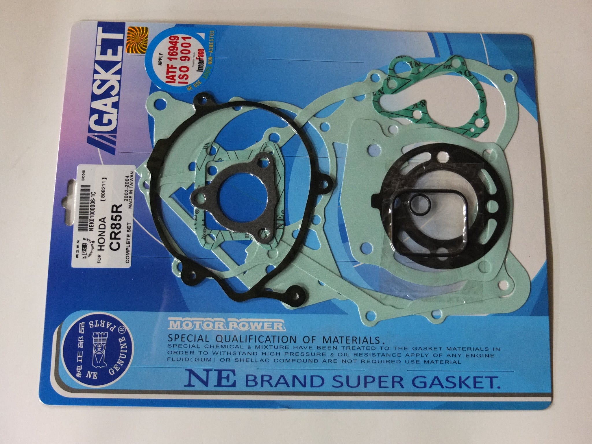 JOGO JUNTAS TW CR85R 03/04 COMPLETO (10 PCS)