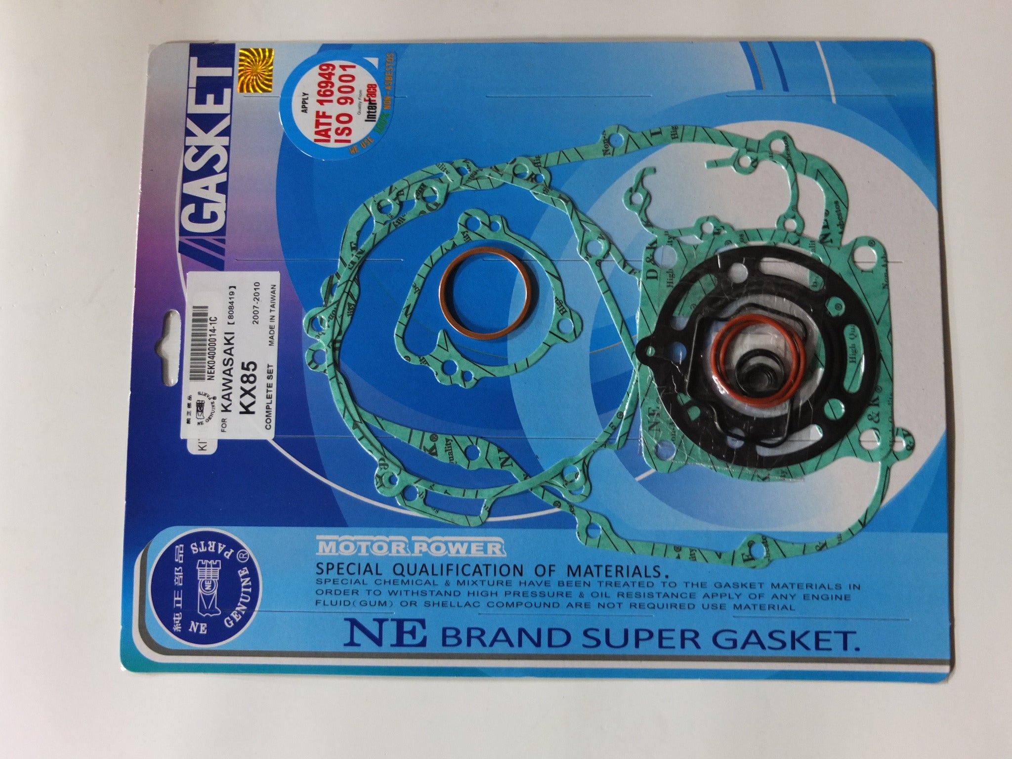 JOGO JUNTAS TW KX85 07/10 COMPLETO (14 PCS)