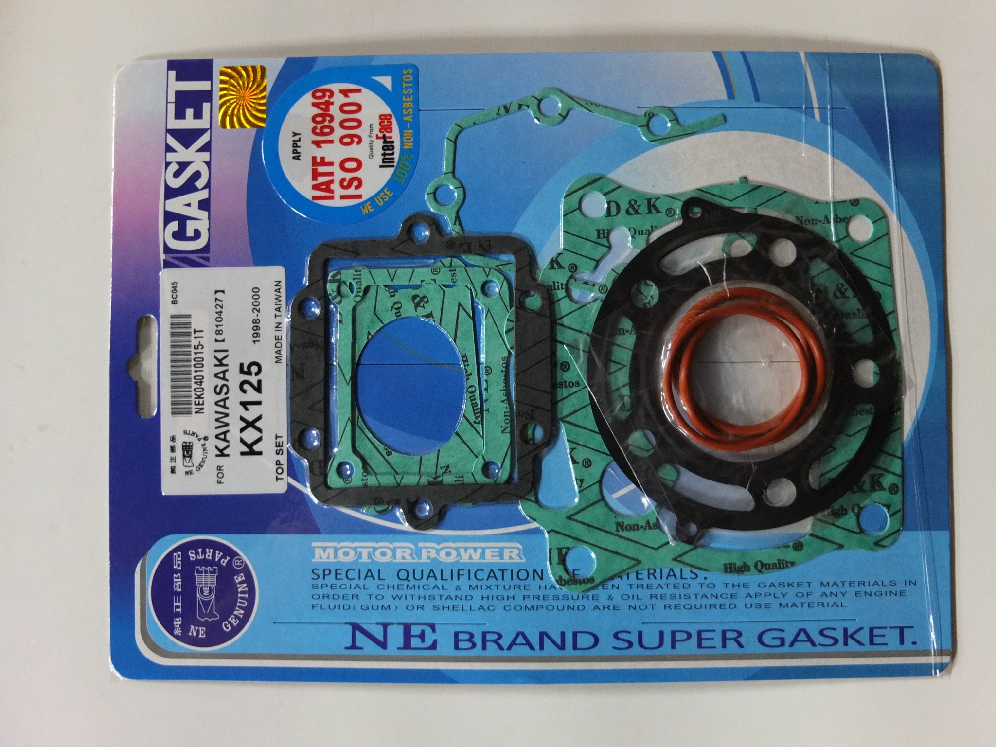 JOGO JUNTAS TW KX125 98/00 TOP SET (9 PCS)