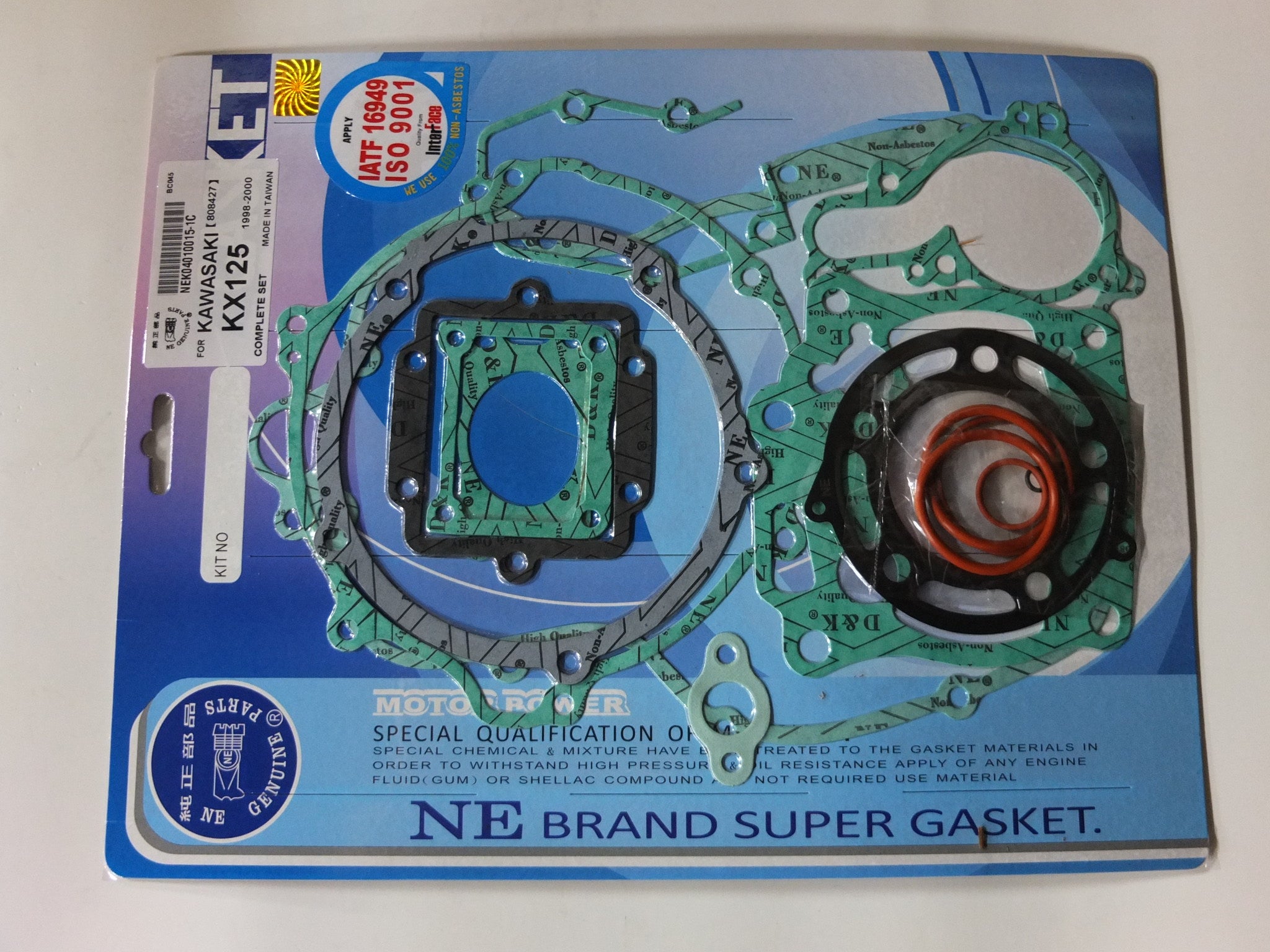 JOGO JUNTAS TW KX125 98/00 COMPLETO (17 PCS)