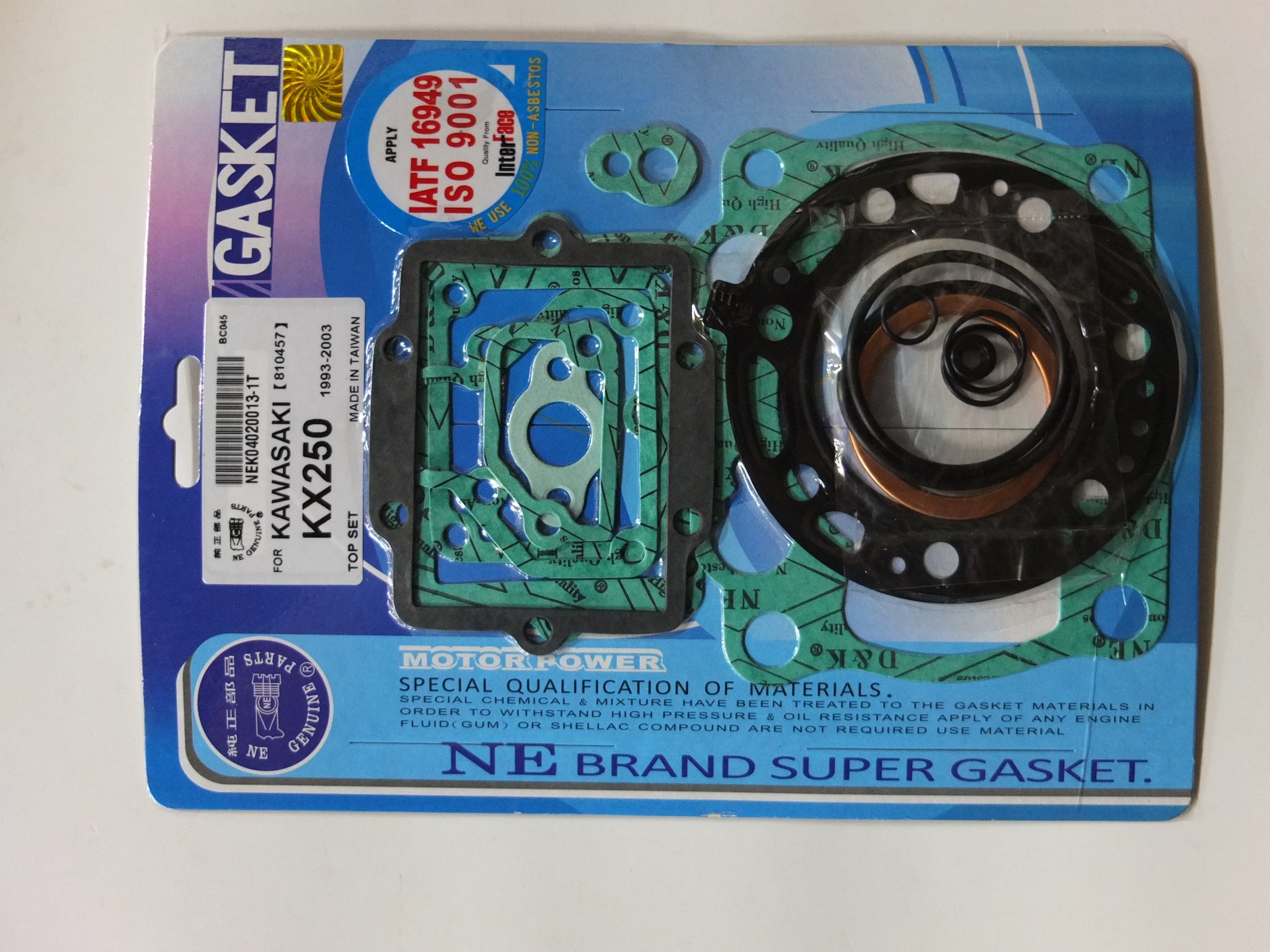 JOGO JUNTAS TW KX250 93/03 TOP SET (16 PCS)