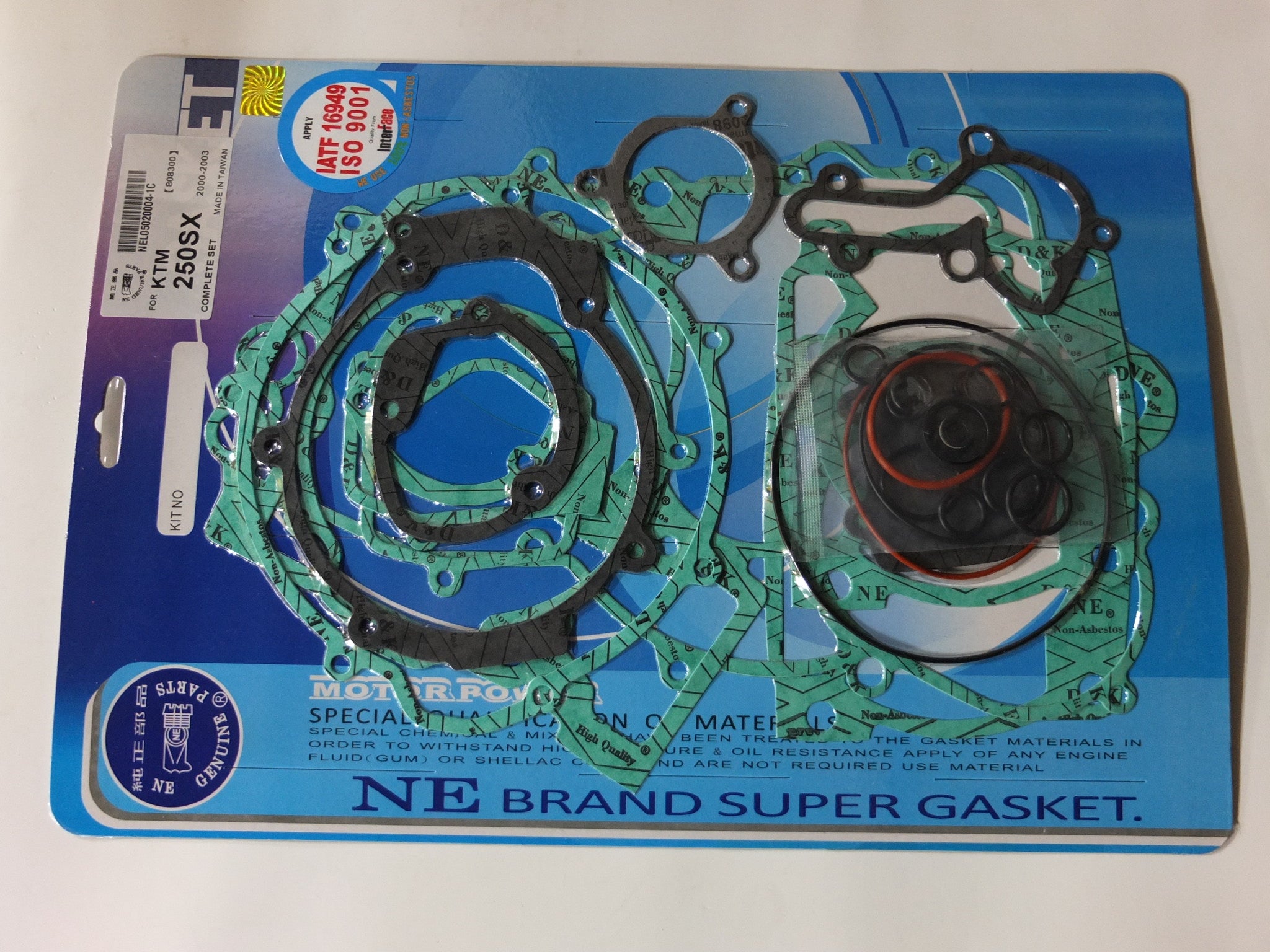 JOGO JUNTAS TW KTM250SX 00/03 COMPLETO (32 PCS)