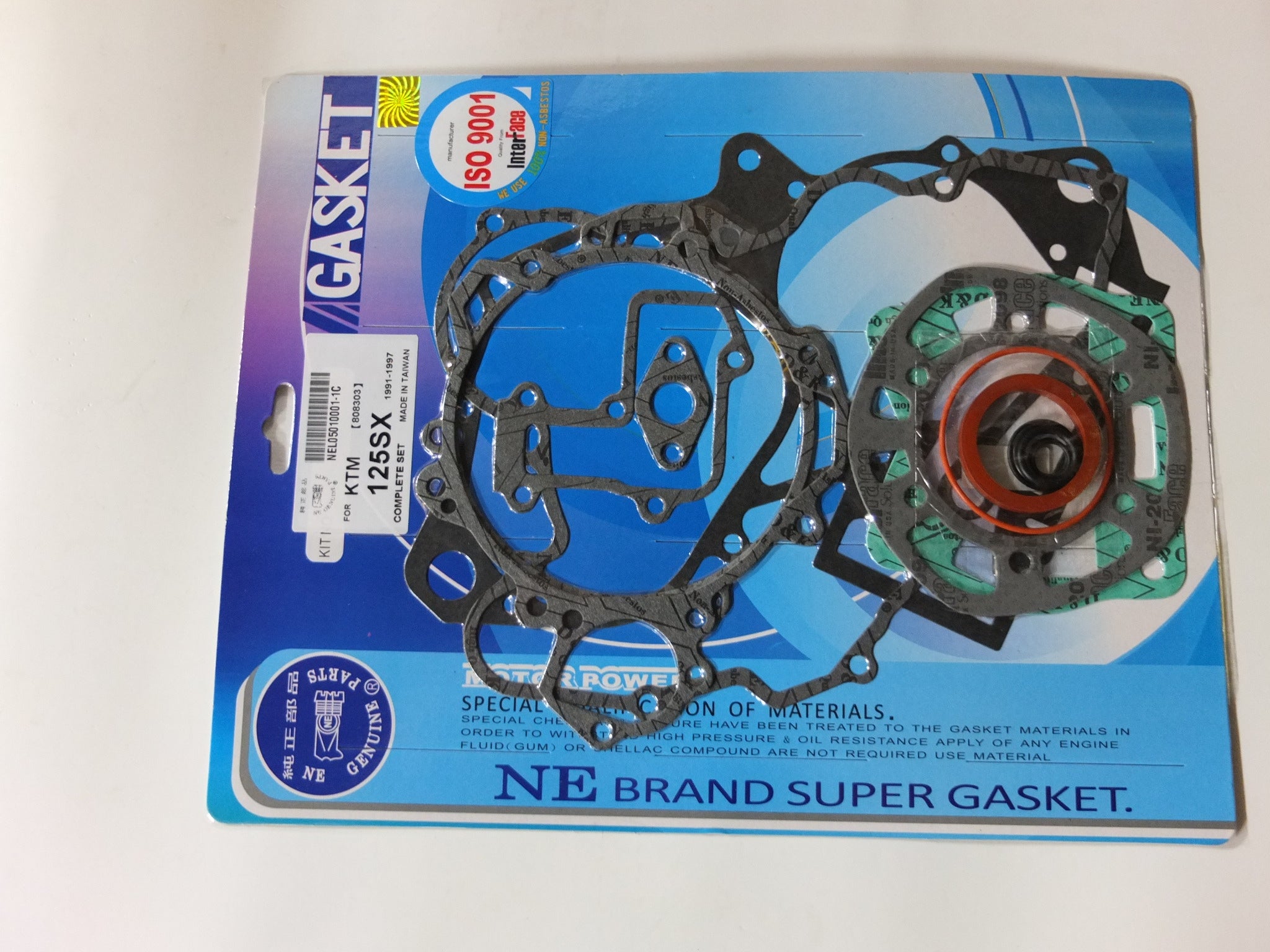 JOGO JUNTAS TW KTM125SX/EXC 91/97 COMPLETO (15 PCS)