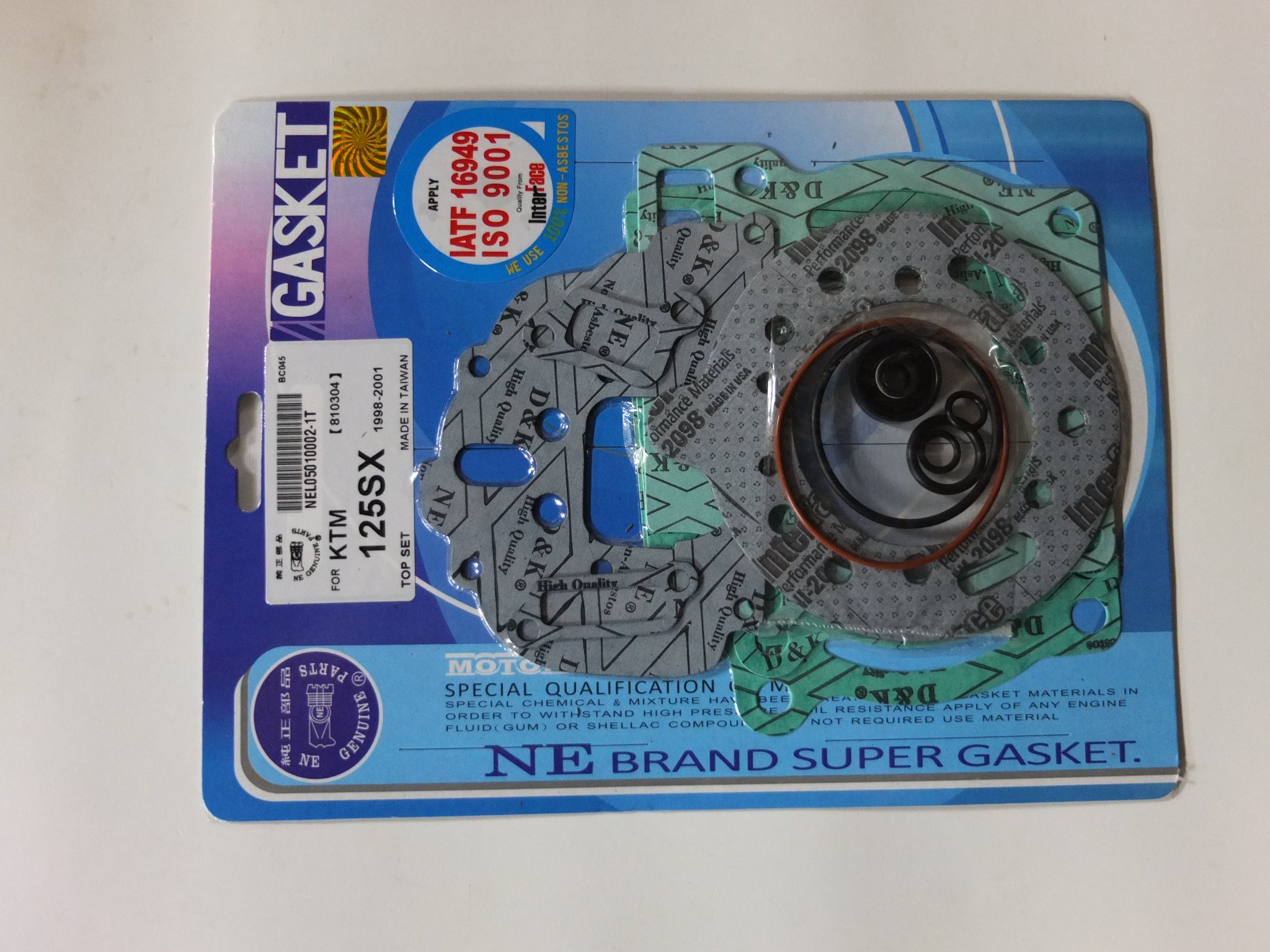 JOGO JUNTAS TW KTM125SX/EXC 98/01 TOP SET (13 PCS)