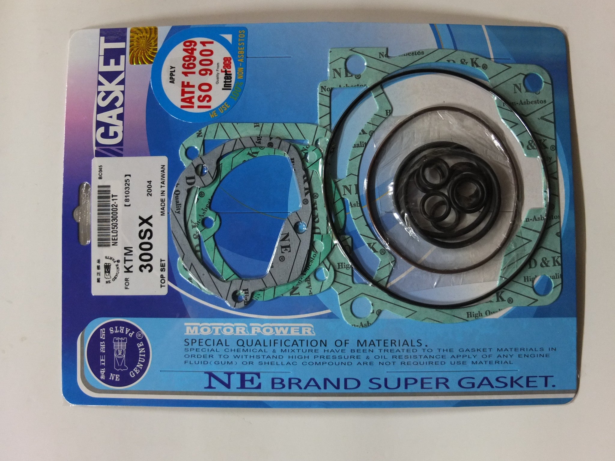 JOGO JUNTAS TW KTM300SX/EXC 2007 TOP SET (17 PCS)