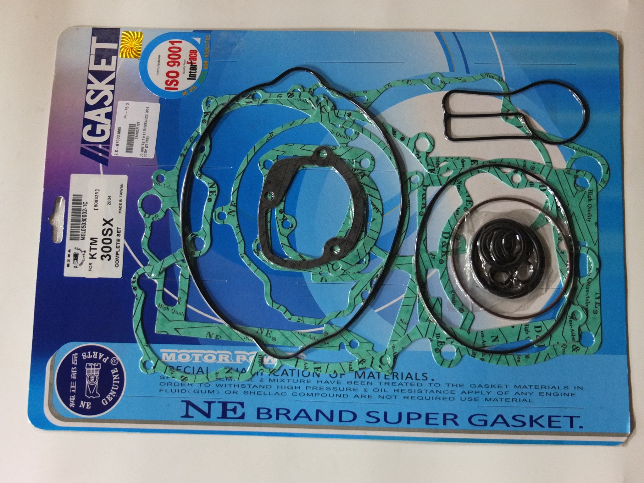 JOGO JUNTAS TW KTM300SX/EXC 2004 COMPLETO (27 PCS)
