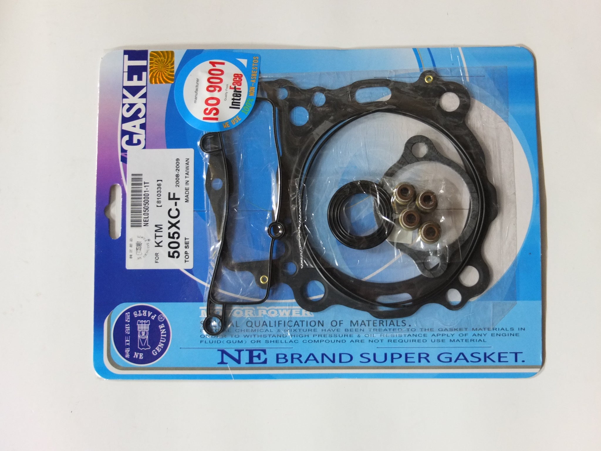JOGO JUNTAS TW KTM505XC-F/SX-F/SX 08/09 TOP SET (11 PCS.)