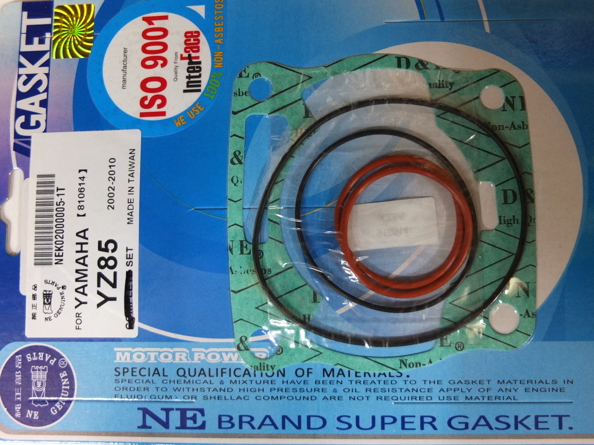 JOGO JUNTAS TW YZ85 02/10 TOP SET (5 PCS.)