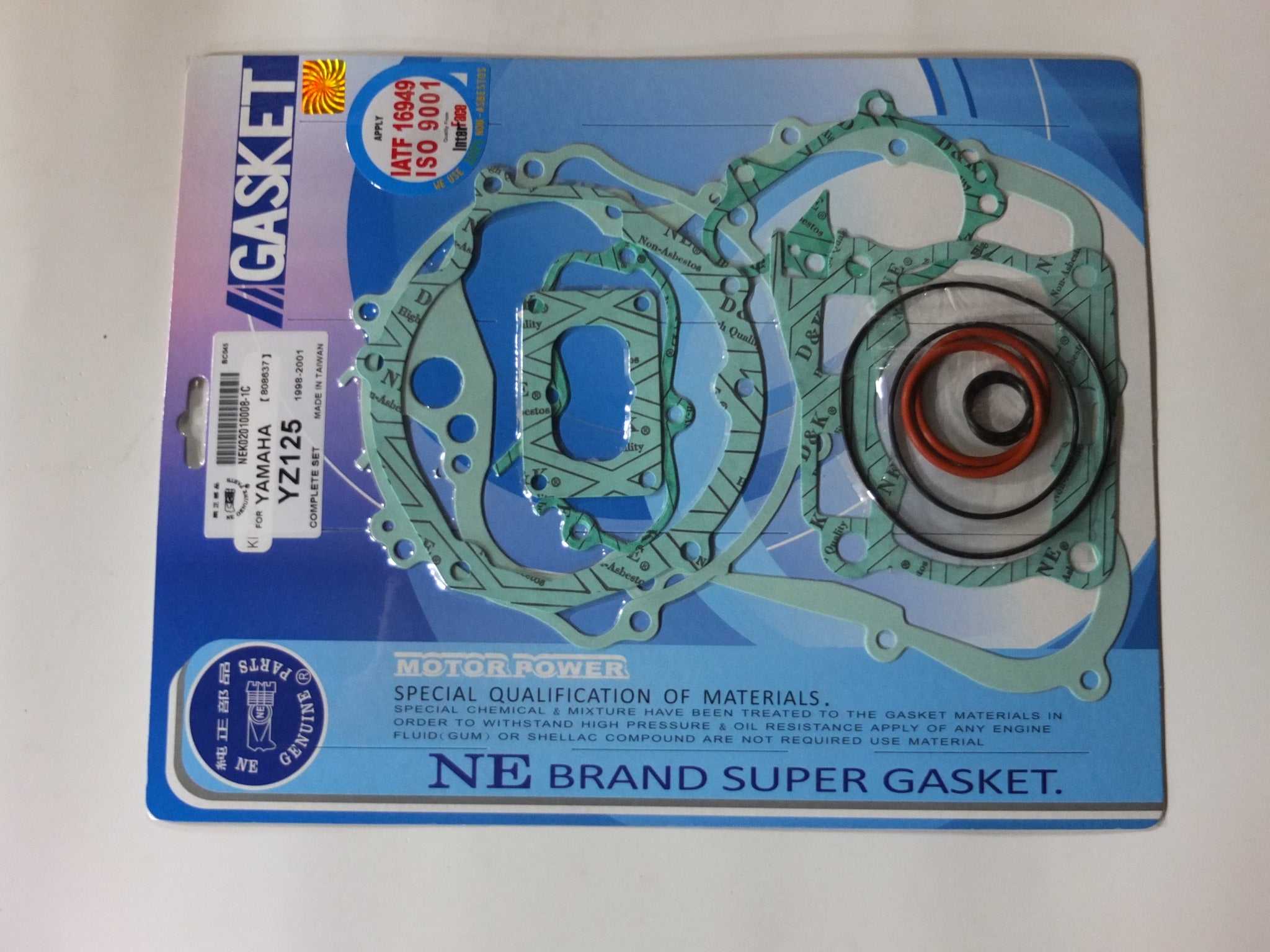 JOGO JUNTAS TW YZ125 98/01 COMPLETO (13 PCS)