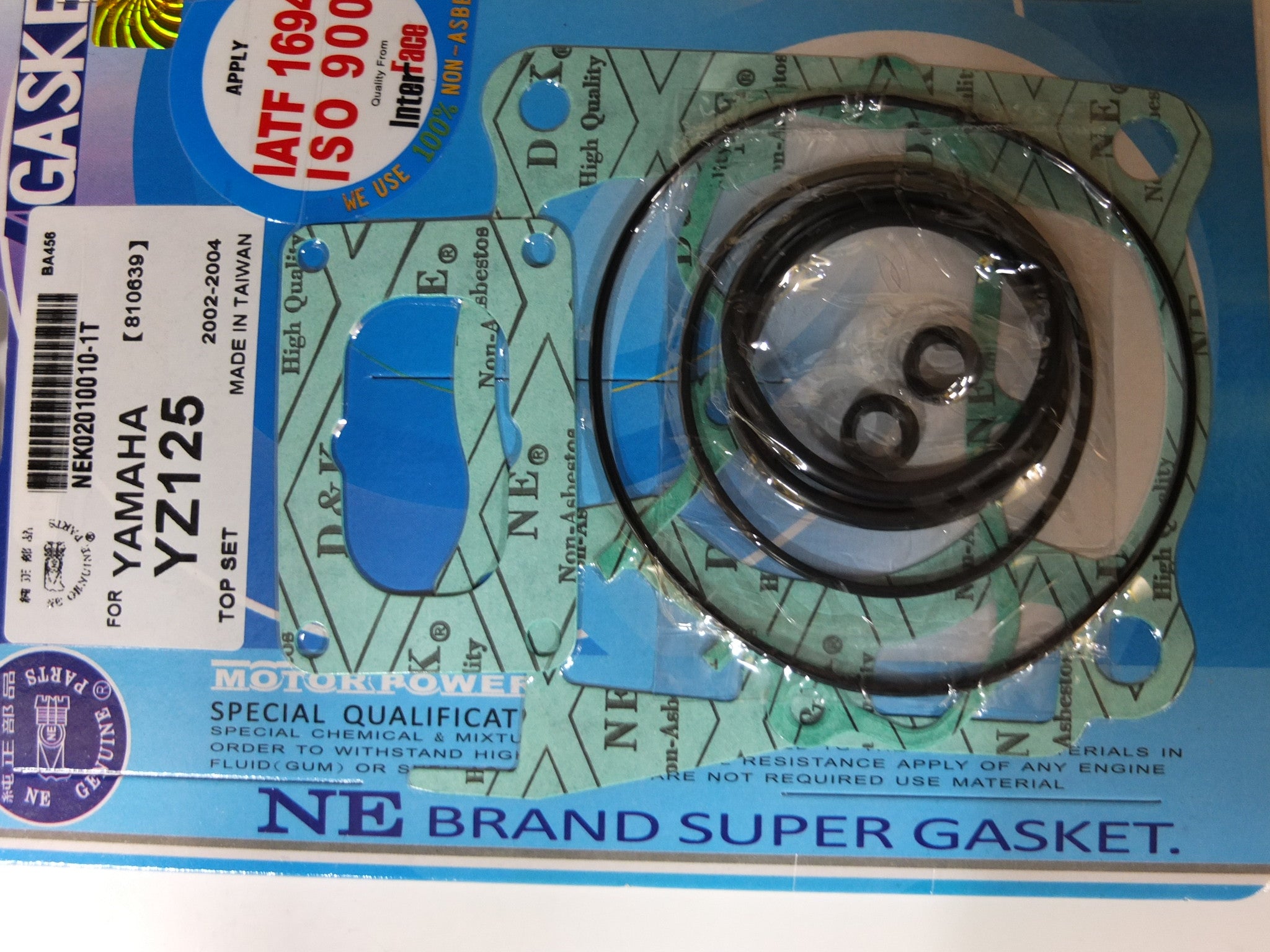 JOGO JUNTAS TW YZ125 02/04 TOP SET (9 PCS)