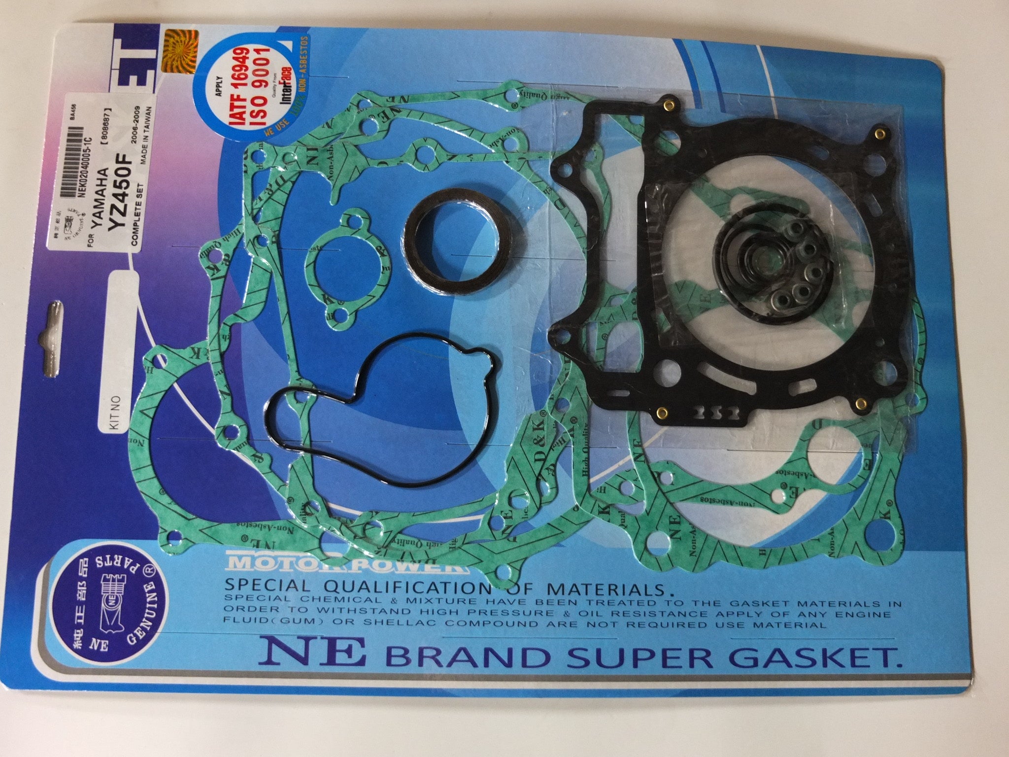 JOGO JUNTAS TW YZ450F 06/09 COMPLETO (19 PCS.)