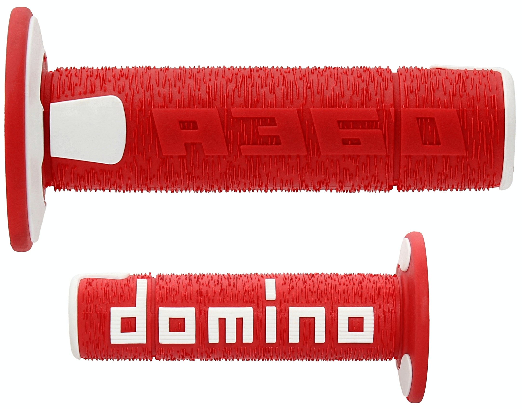PUNHOS DOMINO A36041C4246A7-0 OFF ROAD VERMELHO/BRANCO