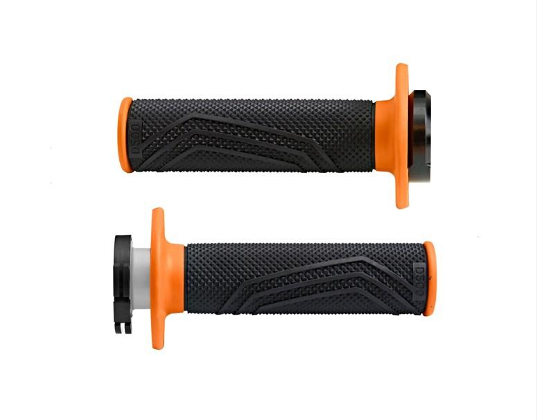 PUNHOS DOMINO D-LOCK D20046C4045H8-0 PRETO/LARANJA