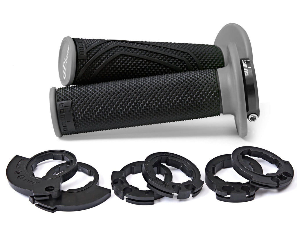 PUNHOS DOMINO D-LOCK D20046C4052H8-0 PRETO/CINZA