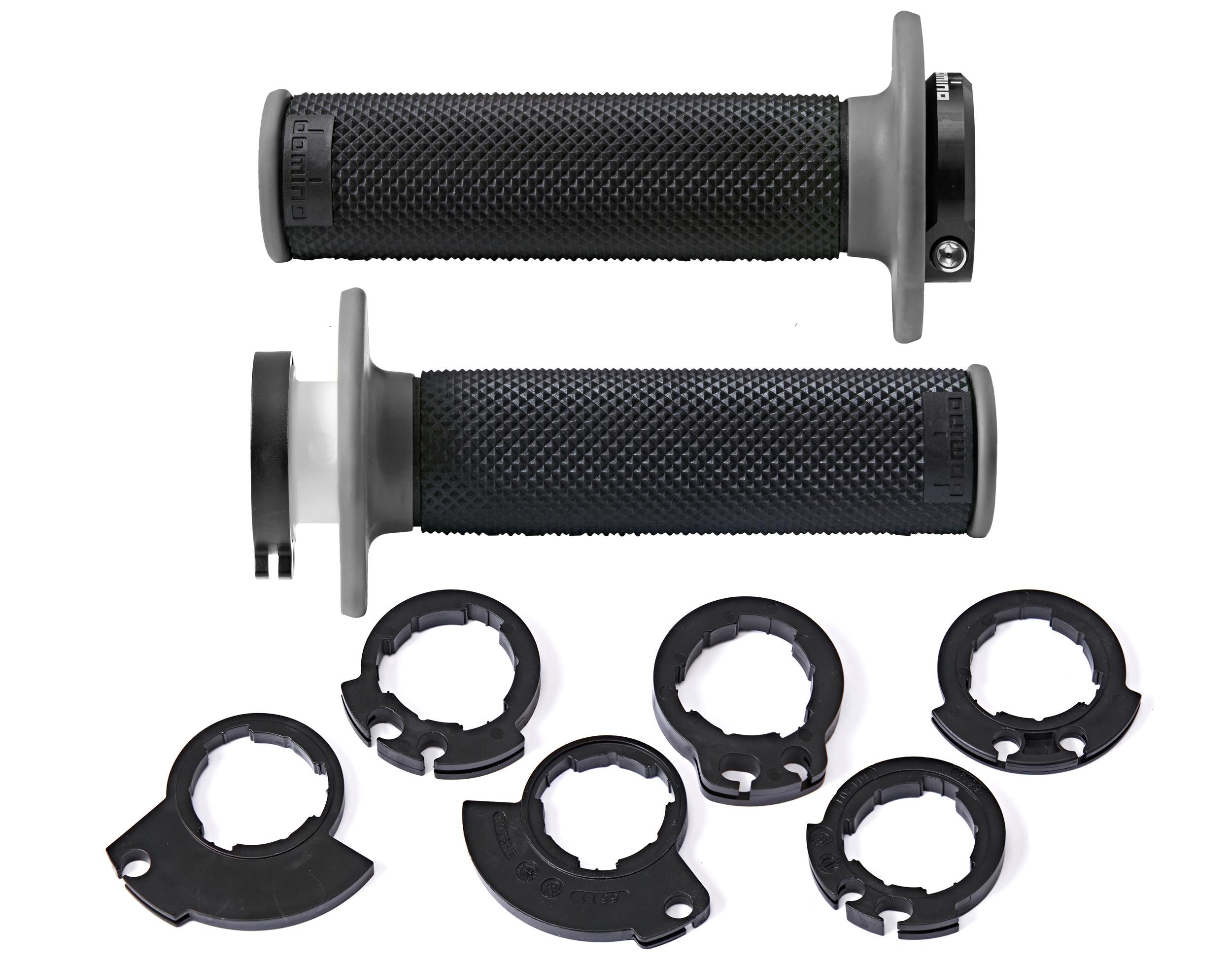PUNHOS DOMINO D-LOCK D20046C4052H8-0 PRETO/CINZA