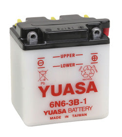 BATERIA YUASA 6N6-3B-1 CP C/ELECTROLITOS