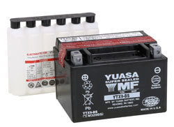 BATERIA YUASA YTX9-BS CP C/ ELECTROLITOS