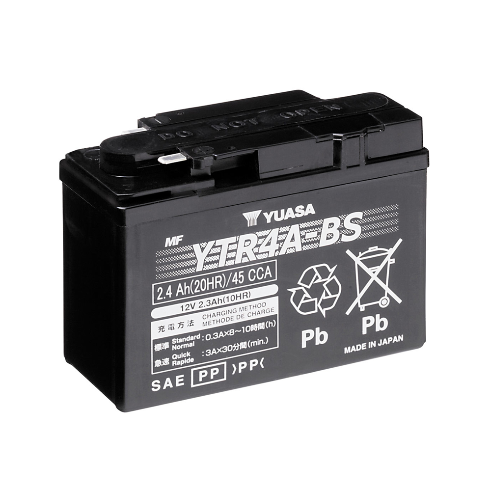 BATERIA YUASA YTR4A-BS CP C/ ELECTROLITOS