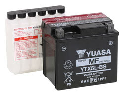BATERIA YUASA YTX5L-BS CP C/ ELECTROLITOS