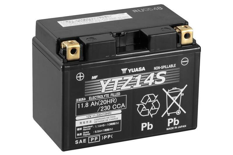BATERIA YUASA YTZ14S (VT750DC1/ST1300) WET
