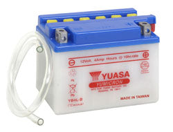 BATERIA YUASA YB4L-B CP C/ ELECTROLITOS
