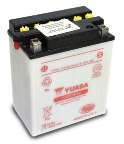 BATERIA YUASA YB14-A2 CP C/ ELECTROLITOS