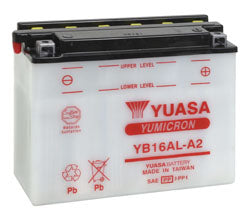 BATERIA YUASA YB16AL-A2 CP C/ ELECTROLITOS