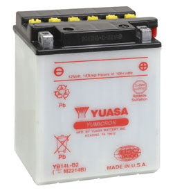 BATERIA YUASA YB14L-B2 CP C/ ELECTROLITOS