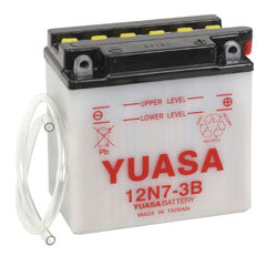 BATERIA YUASA 12N7-3B CP C/ELECTROLITOS
