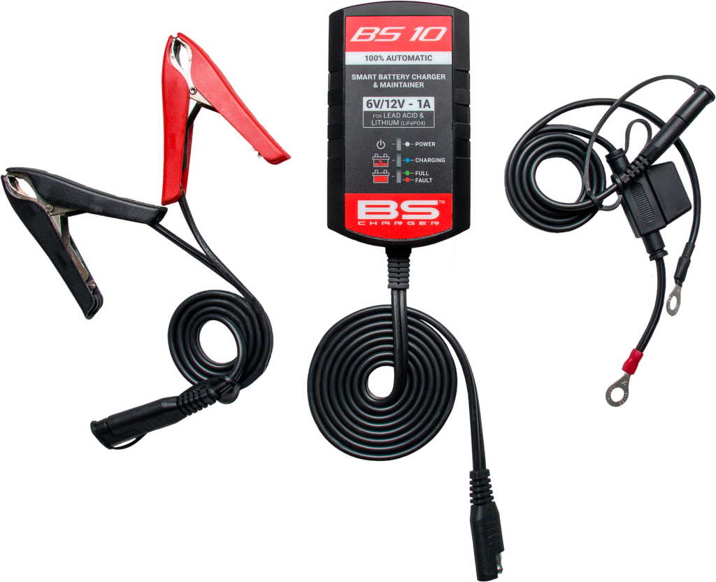 CARREGADOR BATERIAS BS BS10 6V/12V 1000MA-700516
