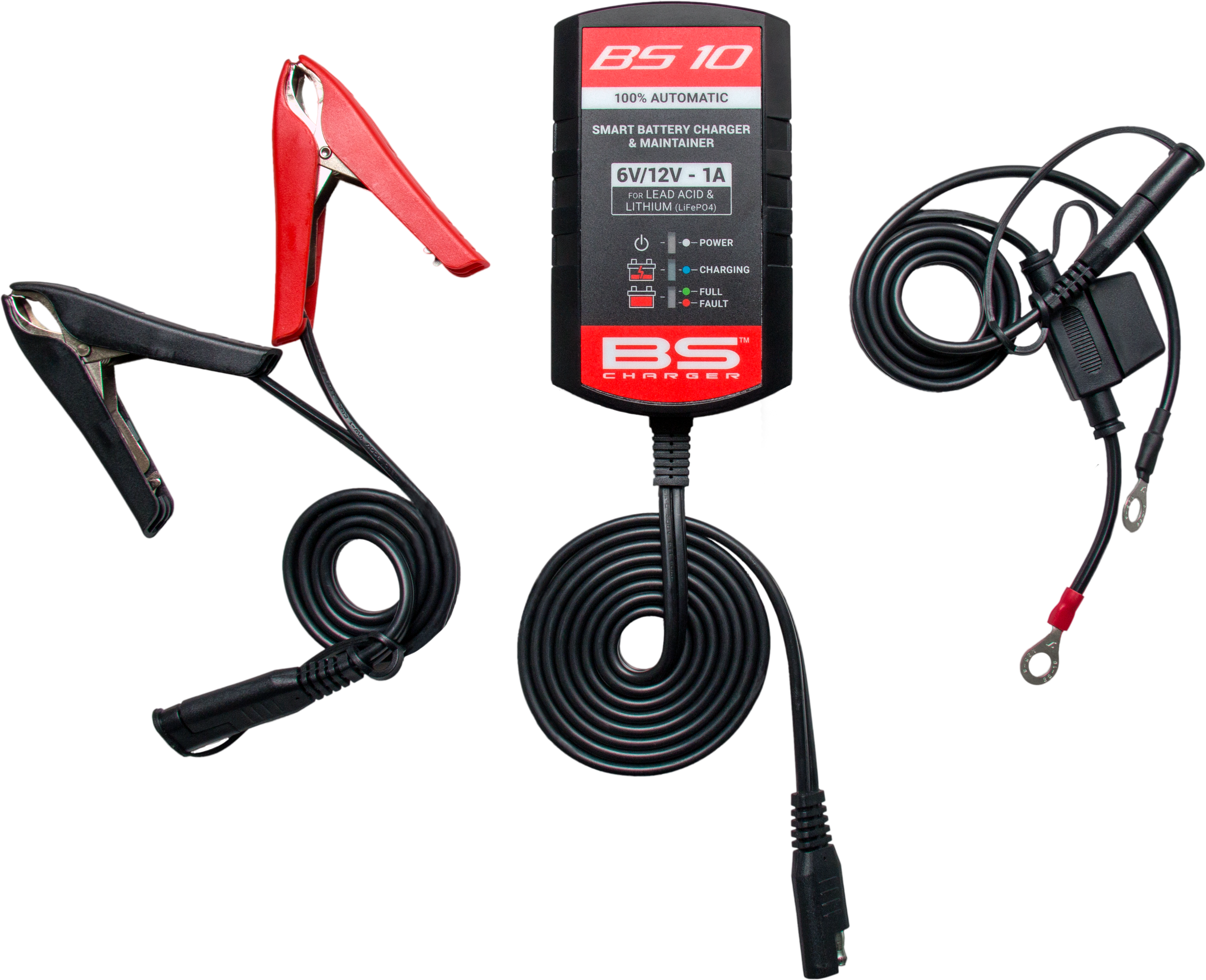 CARREGADOR BATERIAS BS BS10 6V/12V 1000MA-700516