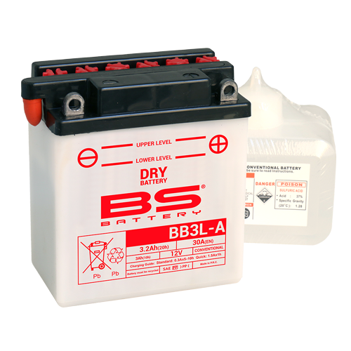 BATERIA BS BB3L-A C/ ELECTROLITOS  - 310589