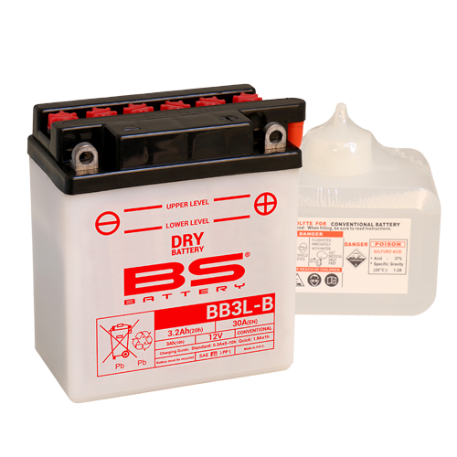 BATERIA BS BB3L-B C/ ELECTROLITOS  - 310588