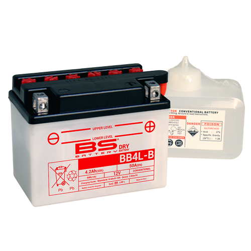 BATERIA BS BB4L-B C/ ELECTROLITOS  - 310590