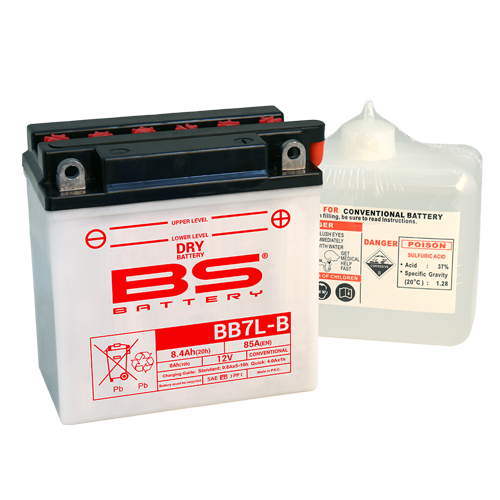 BATERIA BS BB7L-B C/ ELECTROLITOS  - 310594