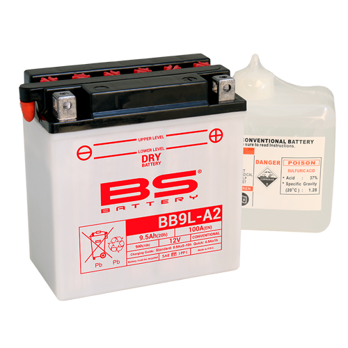 BATERIA BS BB9L-A2 C/ ELECTROLITOS  - 310598
