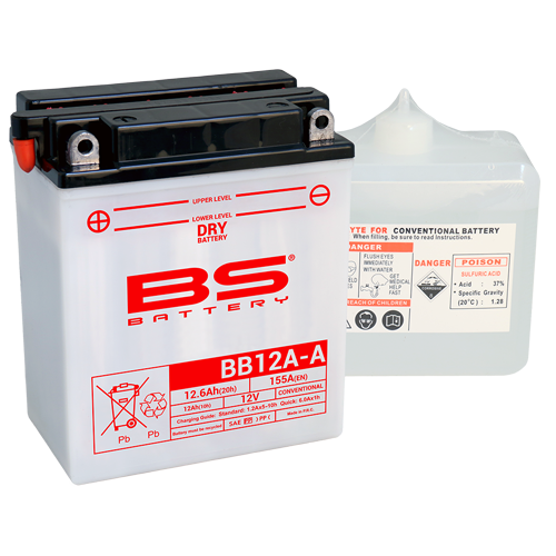 BATERIA BS BB12A-A C/ ELECTROLITOS  - 310561