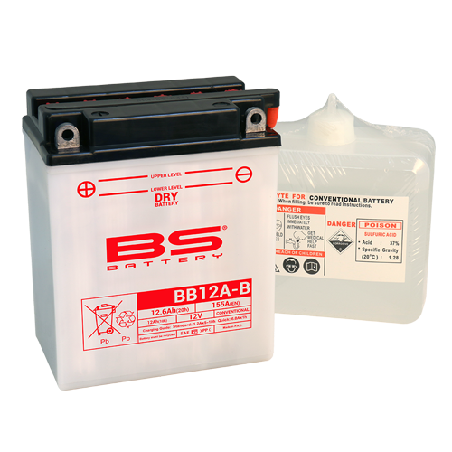 BATERIA BS BB12A-B C/ ELECTROLITOS  - 310562