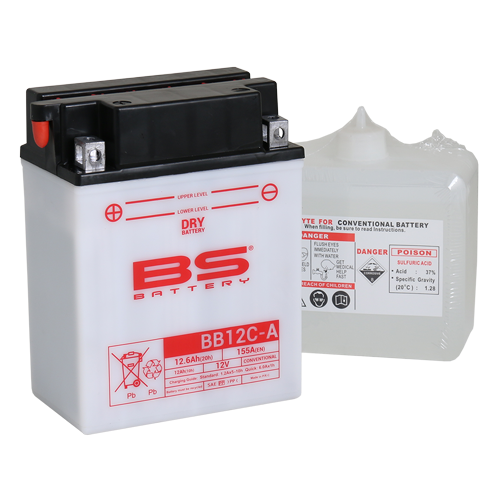 BATERIA BS BB12C-A C/ ELECTROLITOS  - 310566