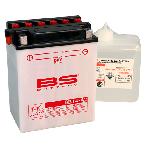 BATERIA BS BB14-A2 C/ ELECTROLITOS  - 310567