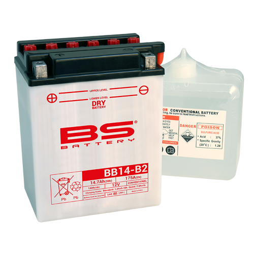 BATERIA BS BB14-B2 C/ ELECTROLITOS  - 310568